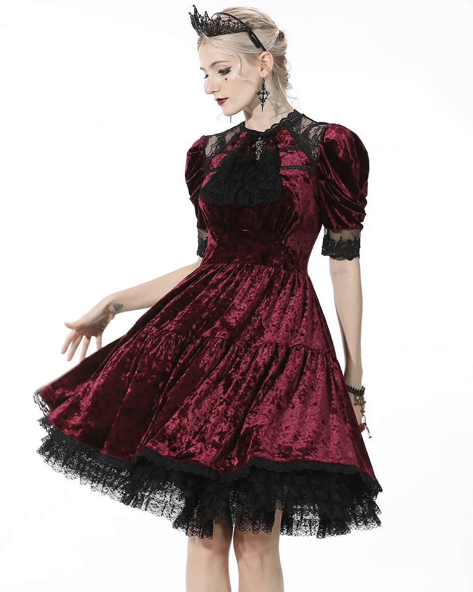 Dark In Love Scarlet Rapture Gothic Evening Dress