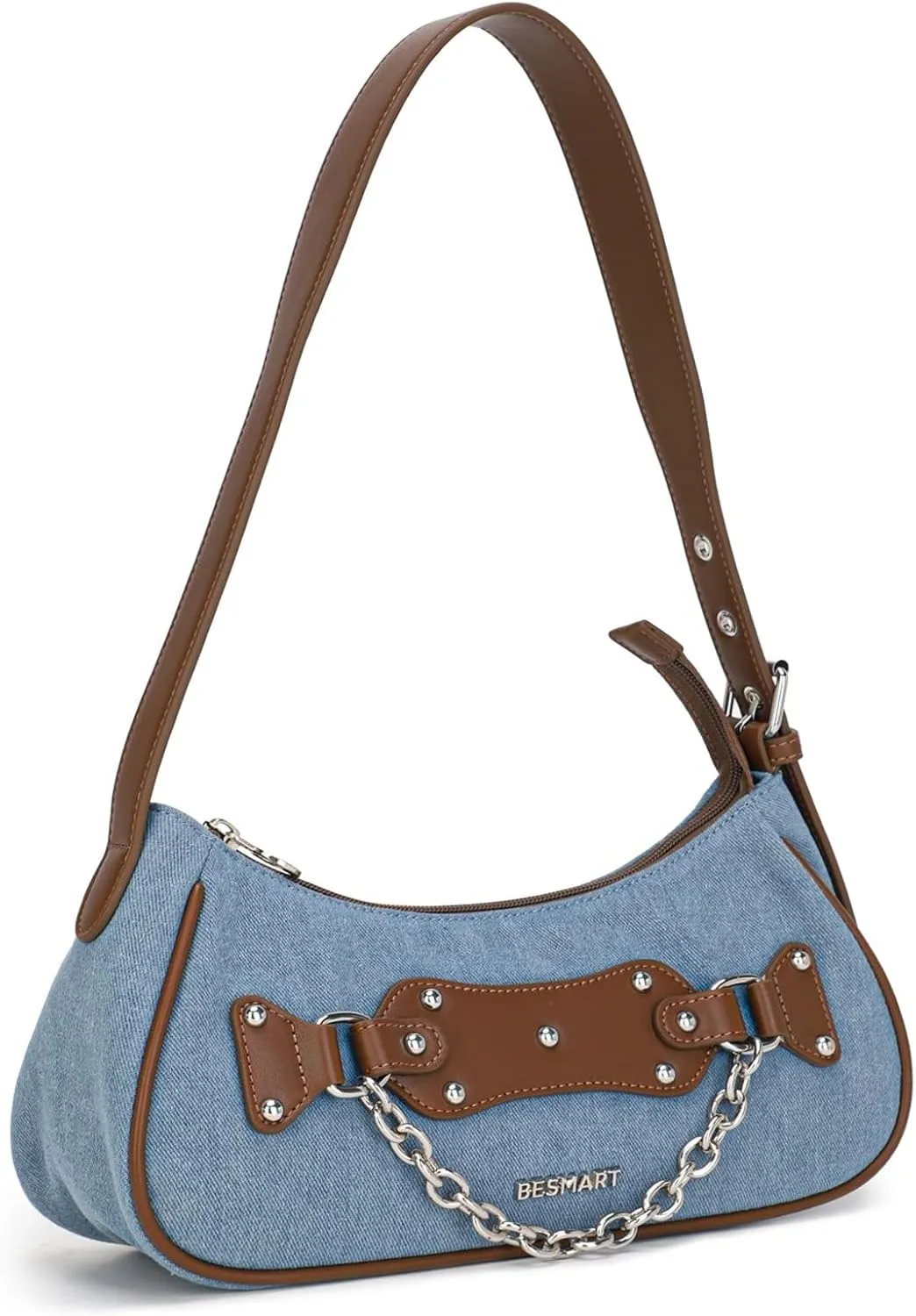 Denim Crossbody Bag Quilted Shoulder Bags for Women