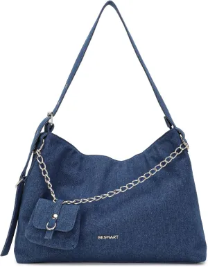 Denim Crossbody Bag Quilted Shoulder Bags for Women