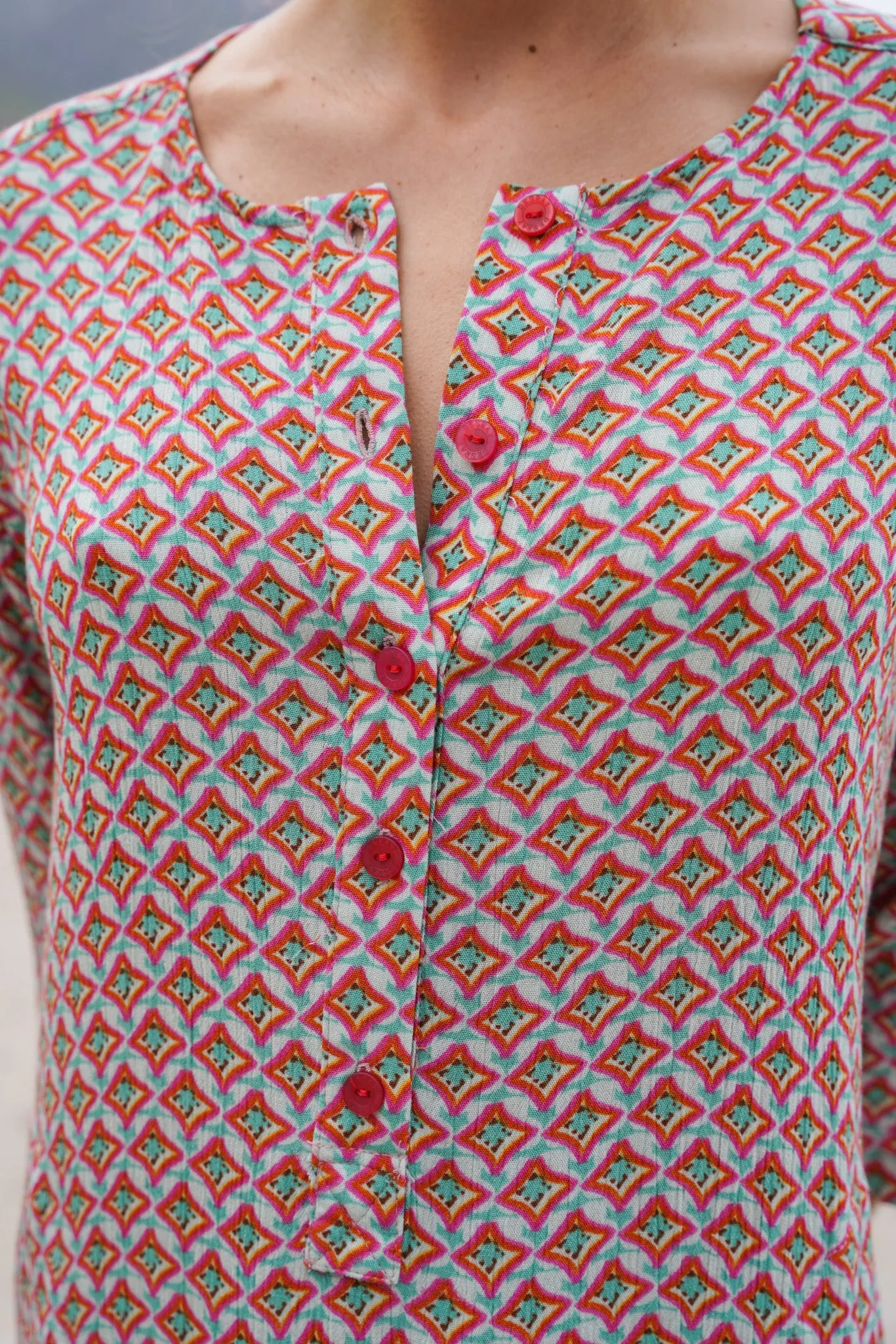 Diamond Print Club 55 Kaftan