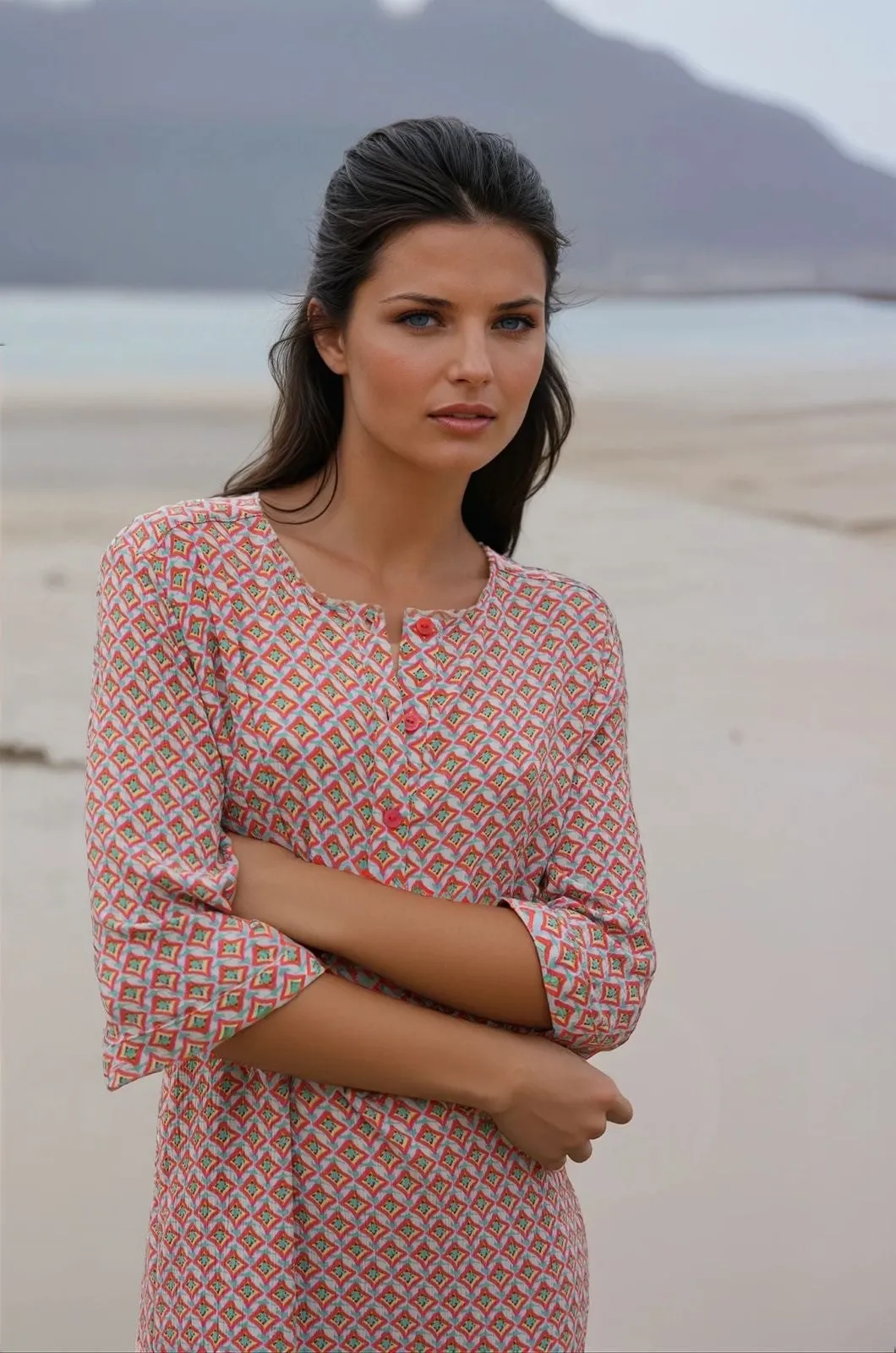 Diamond Print Club 55 Kaftan