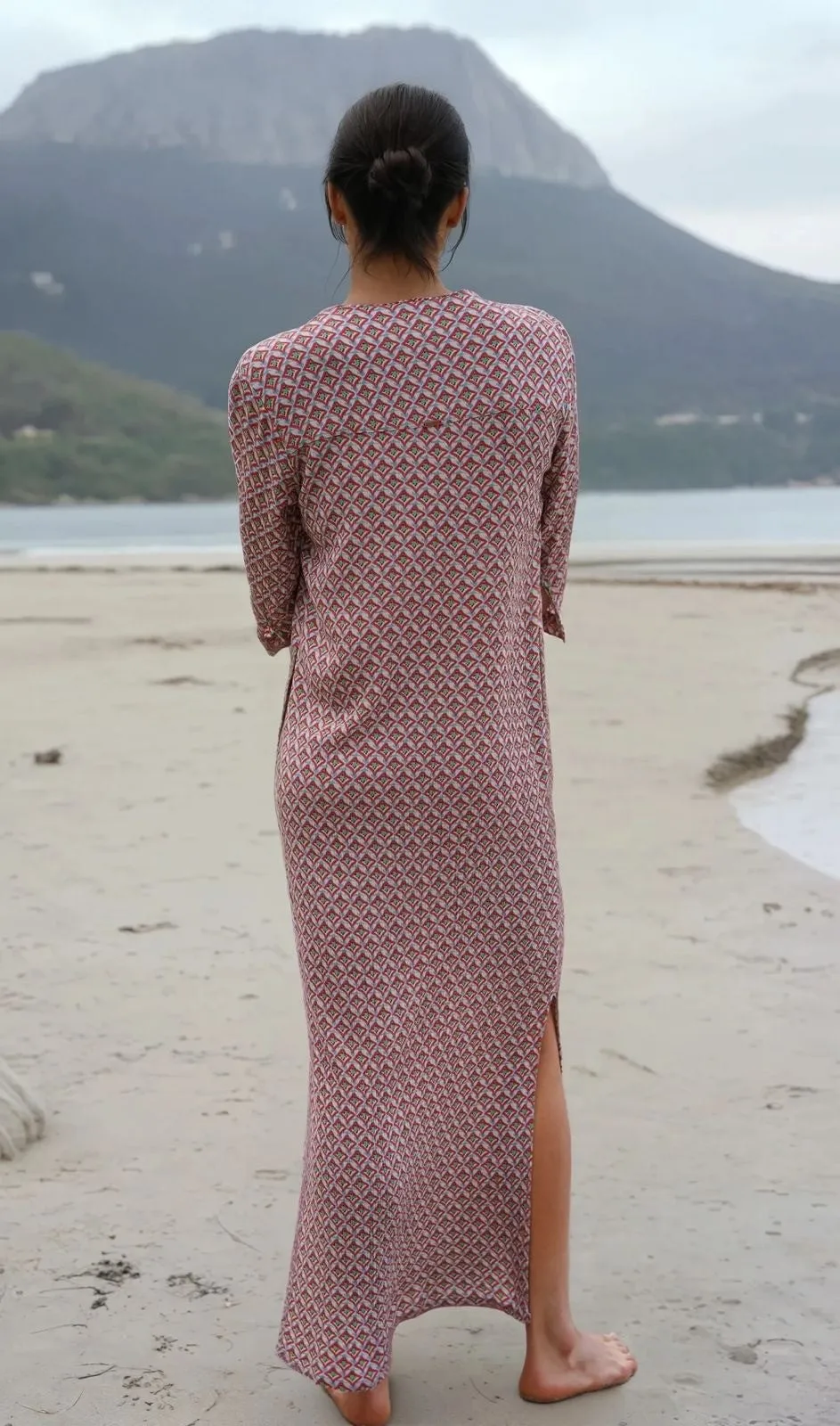 Diamond Print Club 55 Kaftan