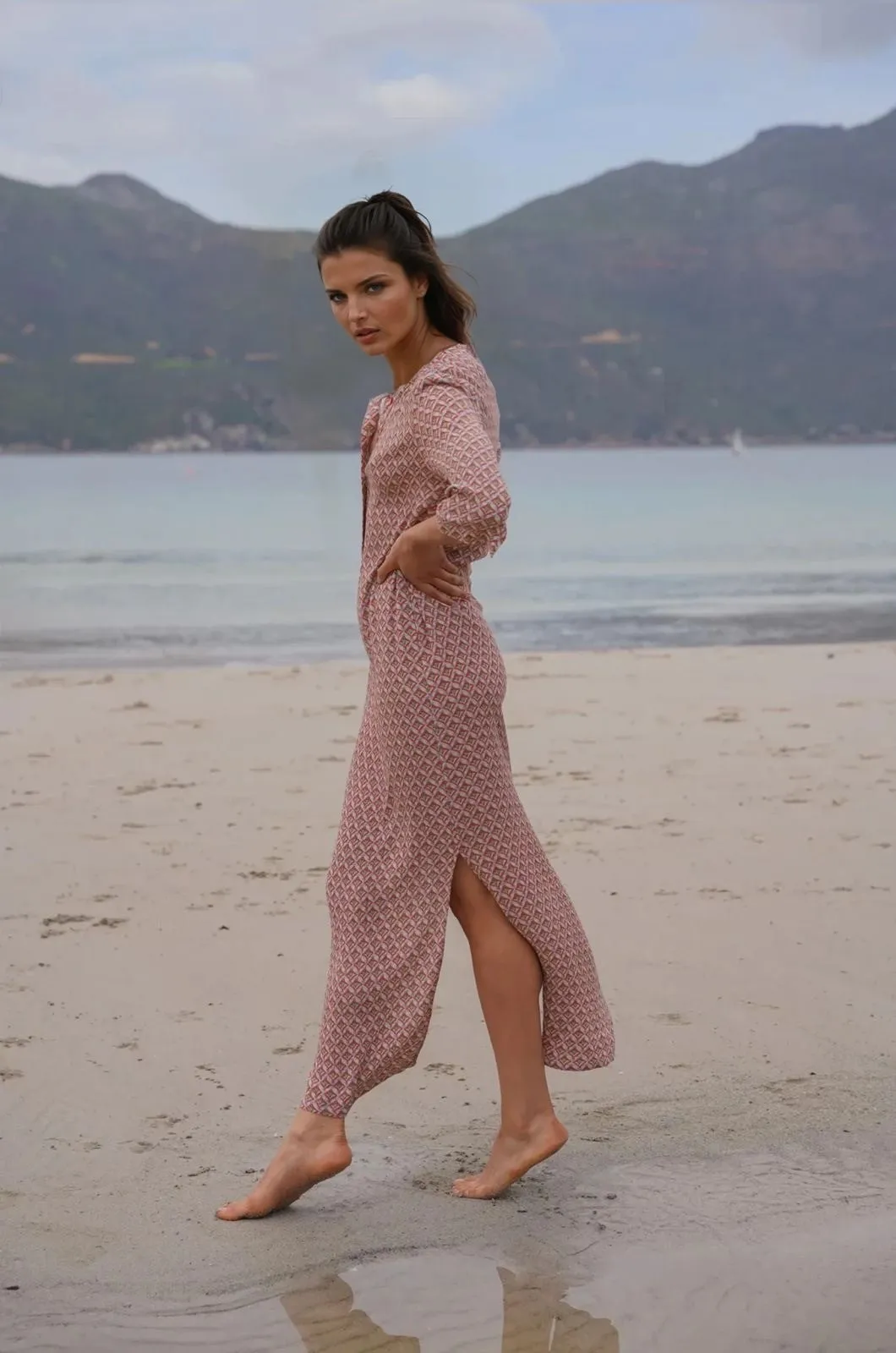 Diamond Print Club 55 Kaftan