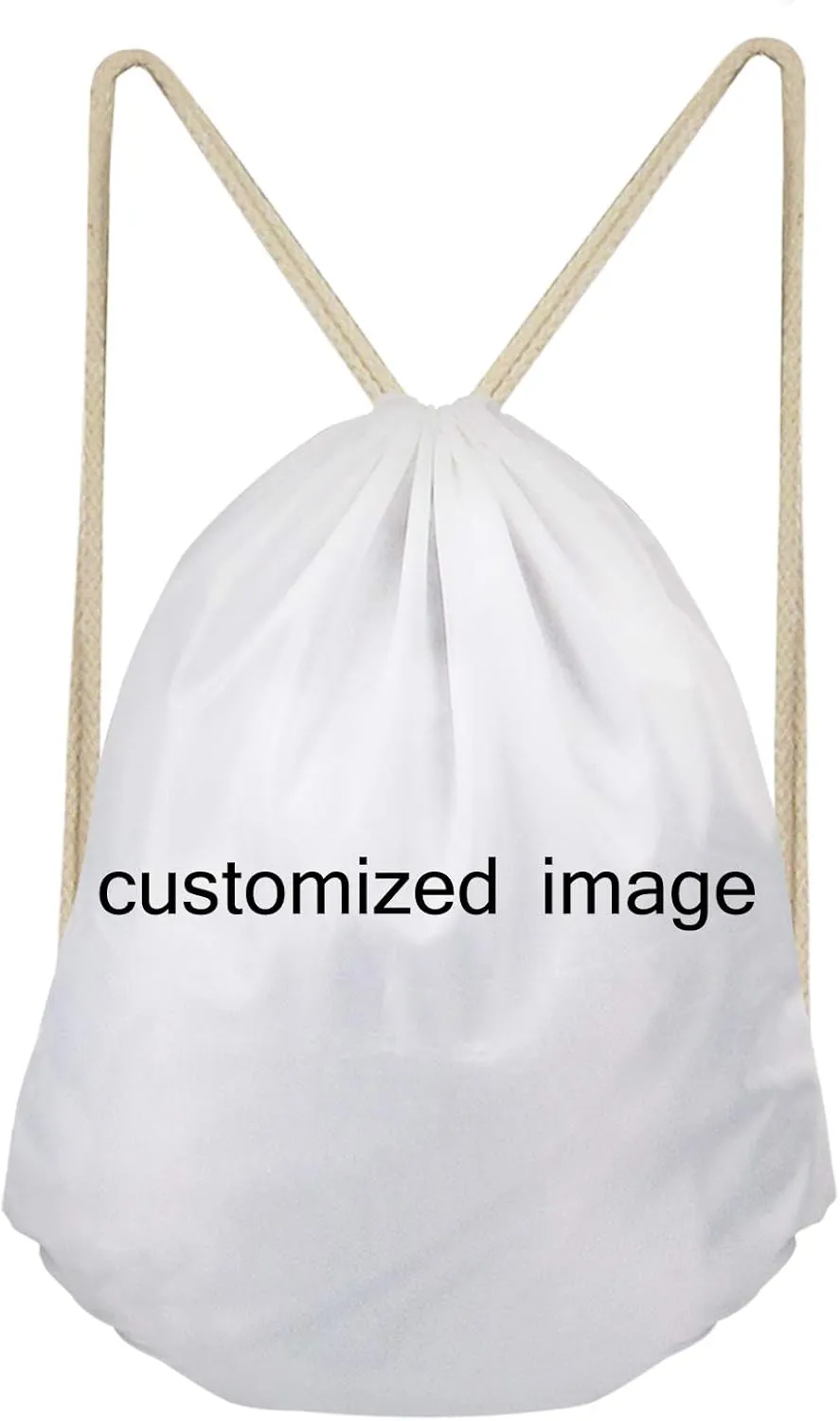 doginthehole Animal Horse Printed Durable Drawstring Bags Teenager Backpacks