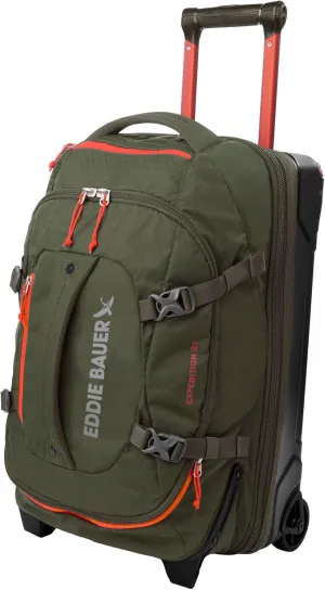 Eddie Bauer Expedition Duffel Bag 2.0-Made from Rugged Polycarbonate and Nylon, Dark Thyme, 22L