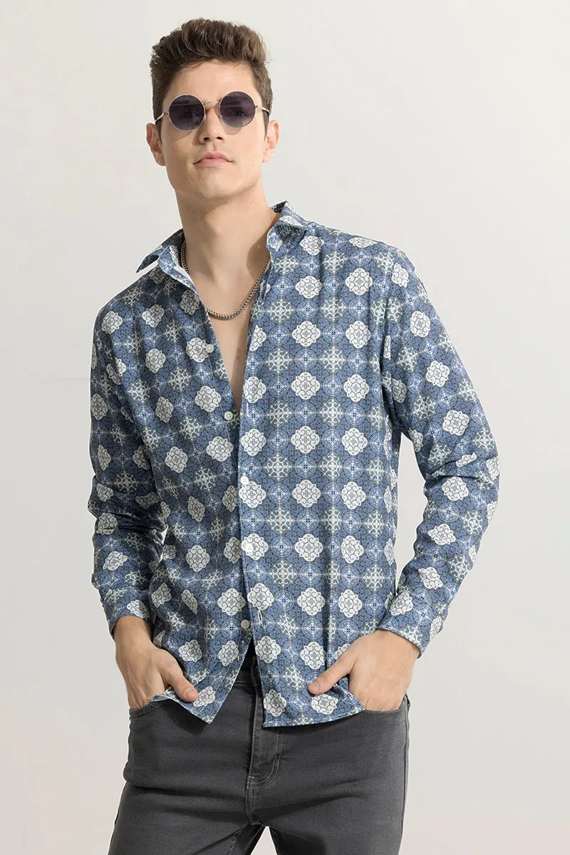 Element Motif Blue Shirt