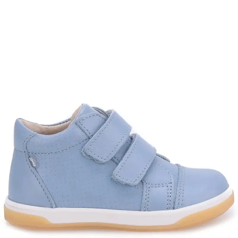 Emel Sky Blue Velcro Toddler Sneaker 2675