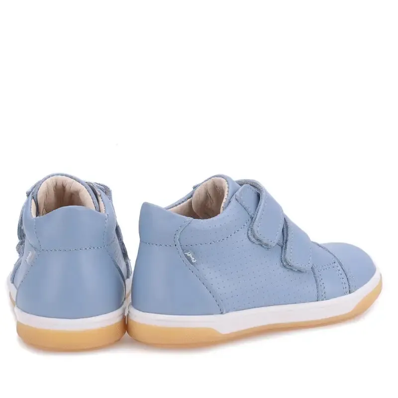 Emel Sky Blue Velcro Toddler Sneaker 2675
