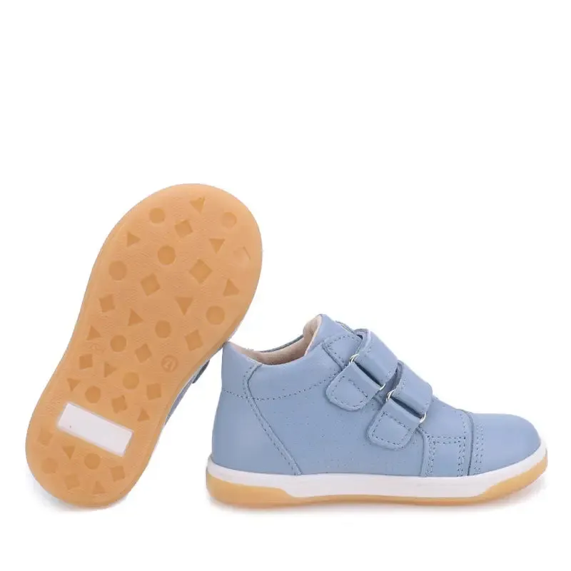 Emel Sky Blue Velcro Toddler Sneaker 2675