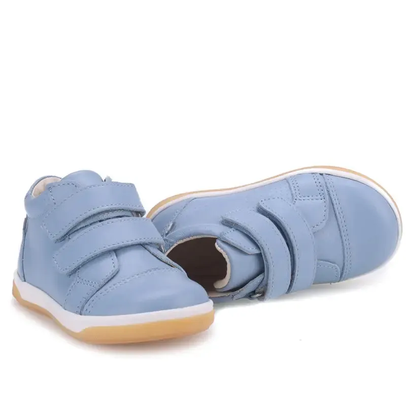 Emel Sky Blue Velcro Toddler Sneaker 2675