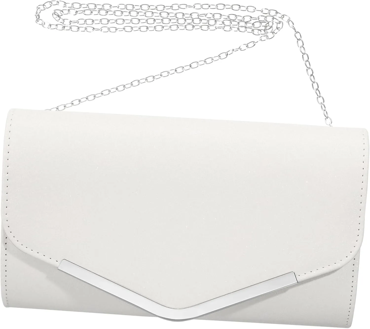 Evening Bag Women Fashion Chain Clutch Bag White Wedding Party Handbag for Women