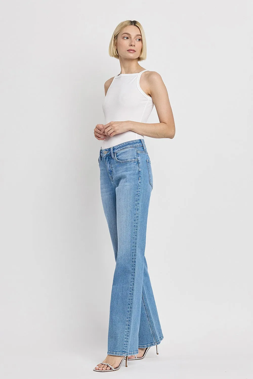 Flying Monkey 90s High Rise Vintage Flare Jeans