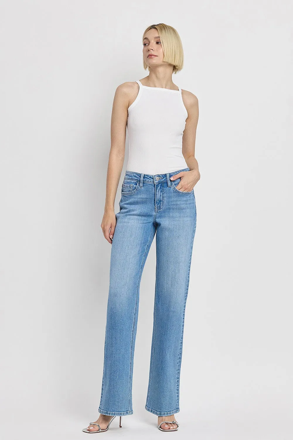 Flying Monkey 90s High Rise Vintage Flare Jeans