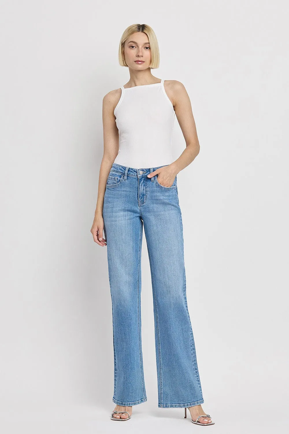 Flying Monkey 90s High Rise Vintage Flare Jeans