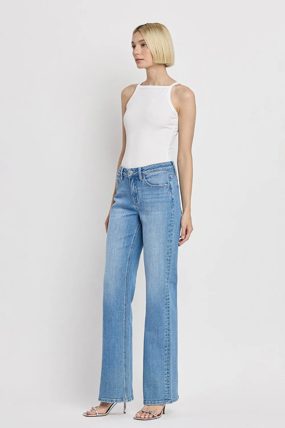 Flying Monkey 90s High Rise Vintage Flare Jeans