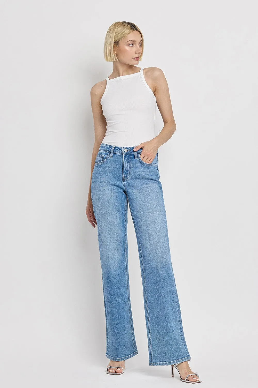 Flying Monkey 90s High Rise Vintage Flare Jeans