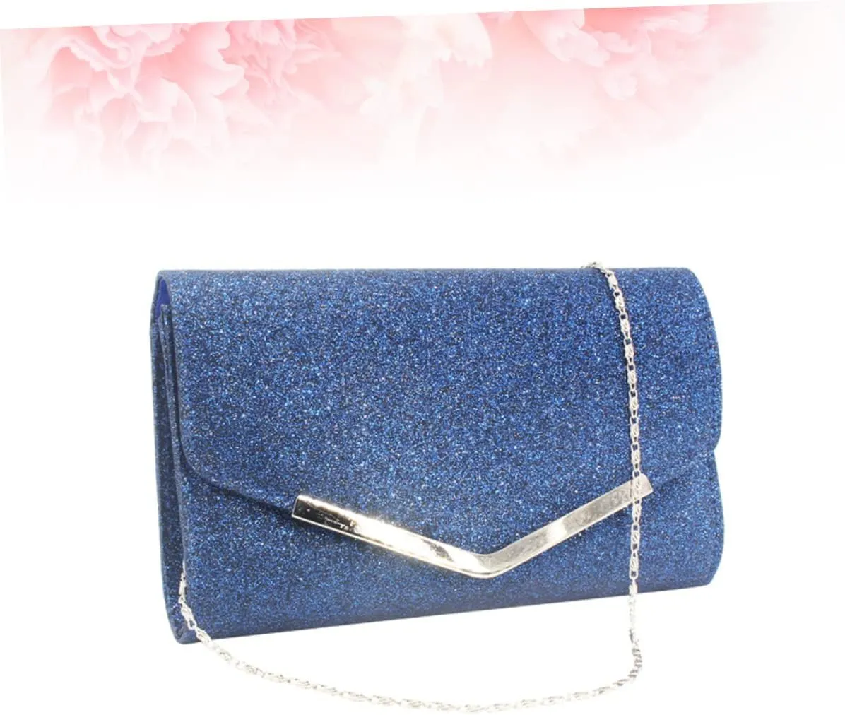 FRCOLOR Dinner Bag Trendy Chain Purse Overnight Weekend Work Bags for Women Blush Wedding Guest Purse Wedding