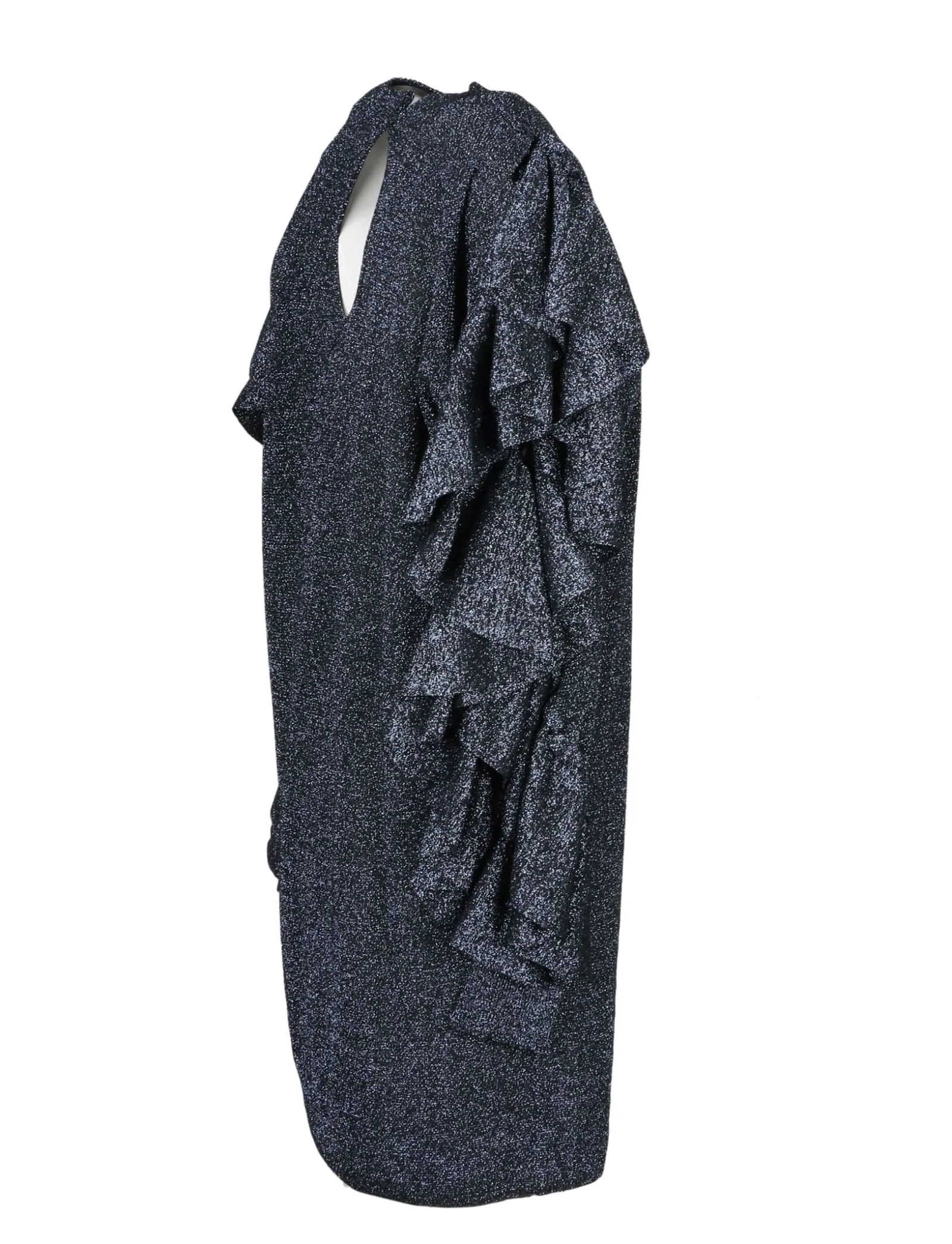 Frill-Sleeve Dress