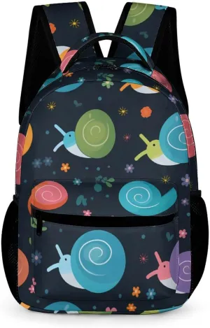 FunnyStar Kawaii Snails Laptop Backpack Cute Daypack for Camping Shopping Traveling