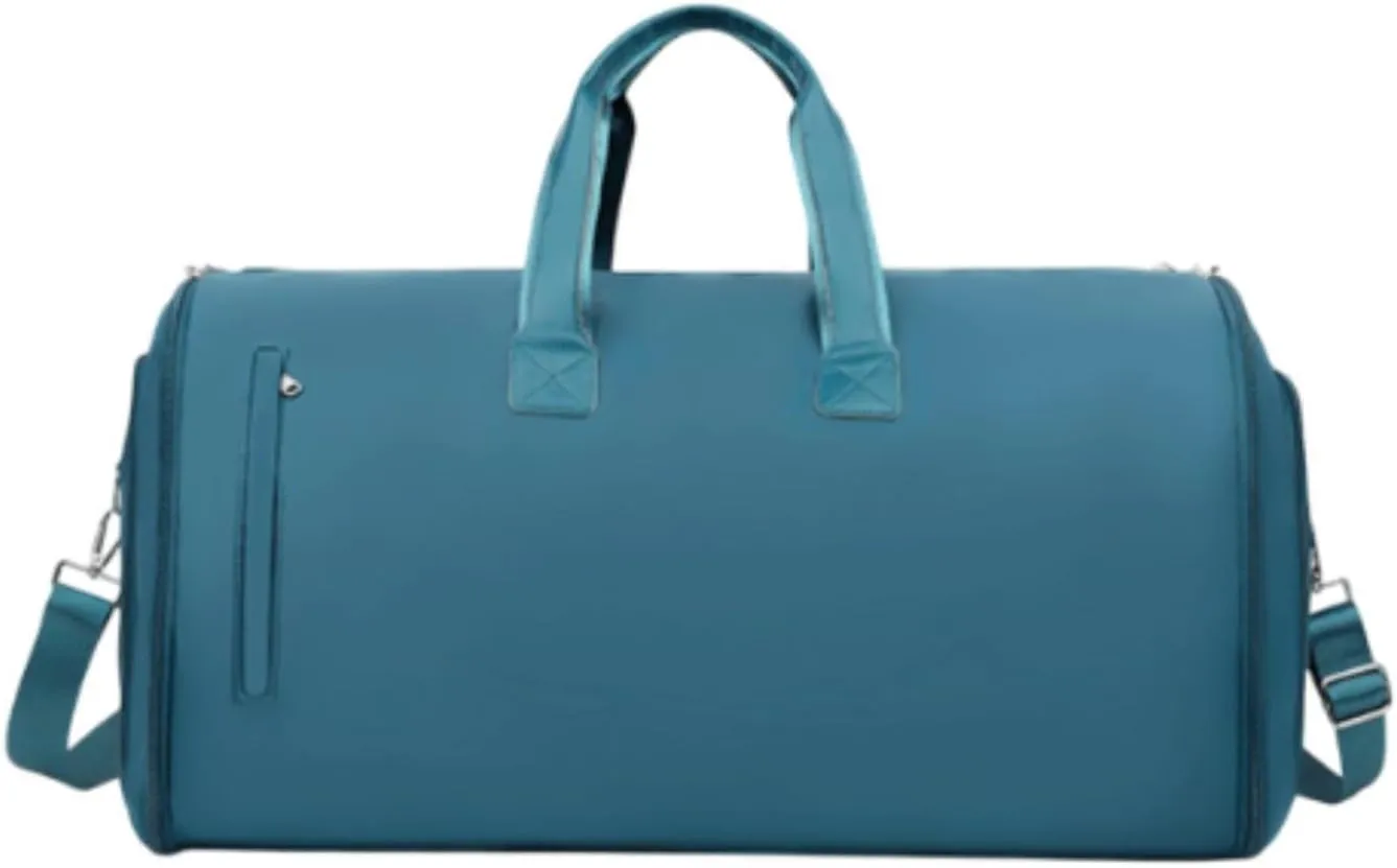 Garment Bag Large Capacity Business Travel Bag for Outdoor for Men Women Camping, Blue