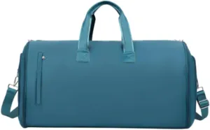 Garment Bag Large Capacity Business Travel Bag for Outdoor for Men Women Camping, Blue