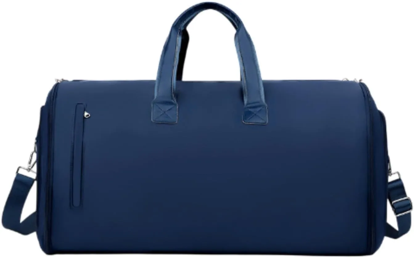 Garment Bag Large Capacity Business Travel Bag for Outdoor for Men Women Camping, Dark Blue