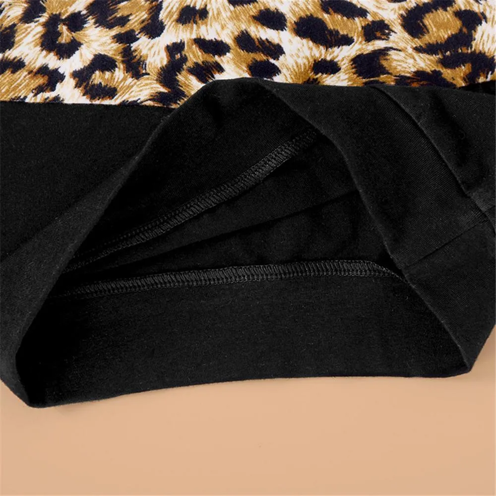 Girls Long Sleeve Leopard Top & Trousers Kids Wholesale Clothing
