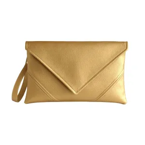 Gold Clutch Bag Handmade Bridal Clutch Purse Bridesmaid Clutch Handbag Vegan Leather Clutch Wallet Evening Clutch Womens Gift For Her Vegan Handbag