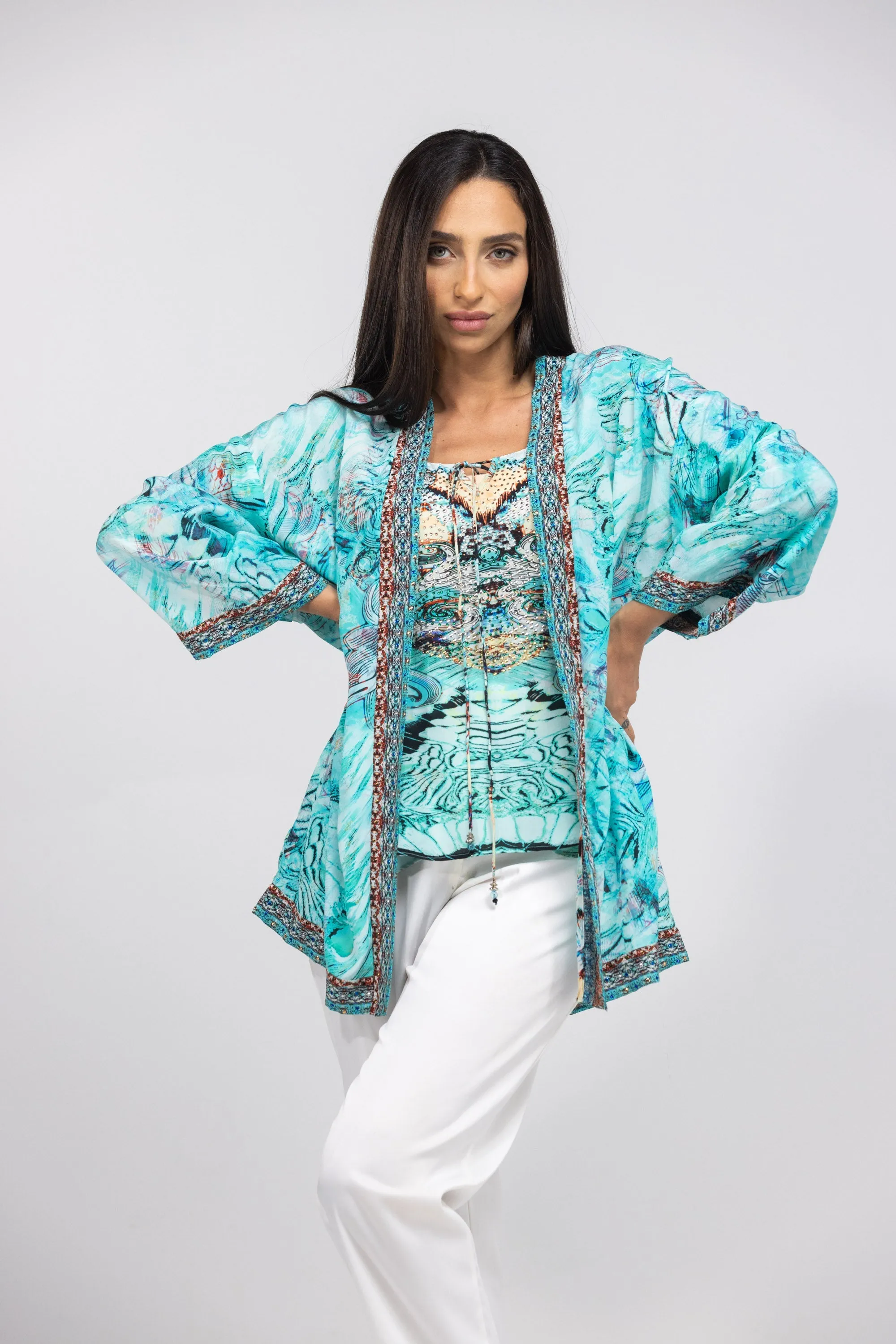 GOLDCOAST - KIMONO TOP