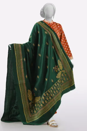 Green Printed Shawl
