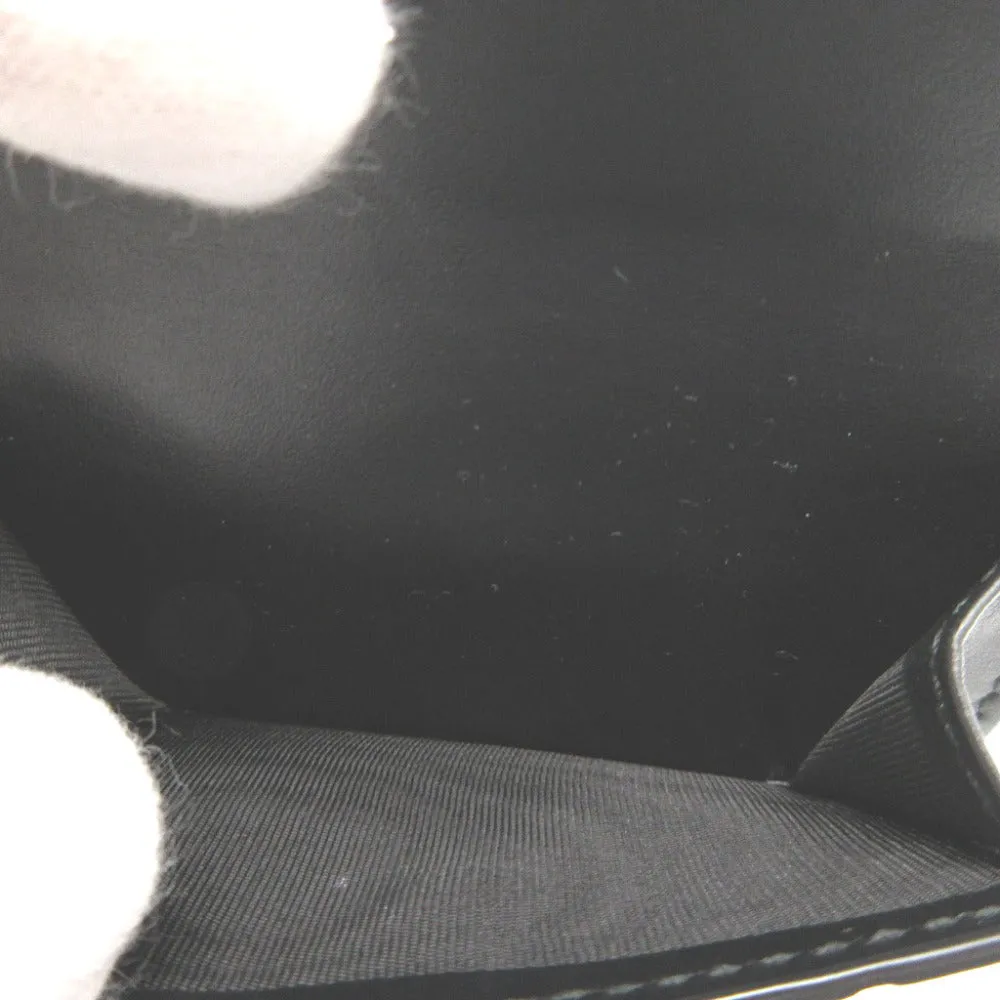 GUCCI Tri-fold wallet 547070 leather black Compact wallet Guccisima mens(Unisex) Used