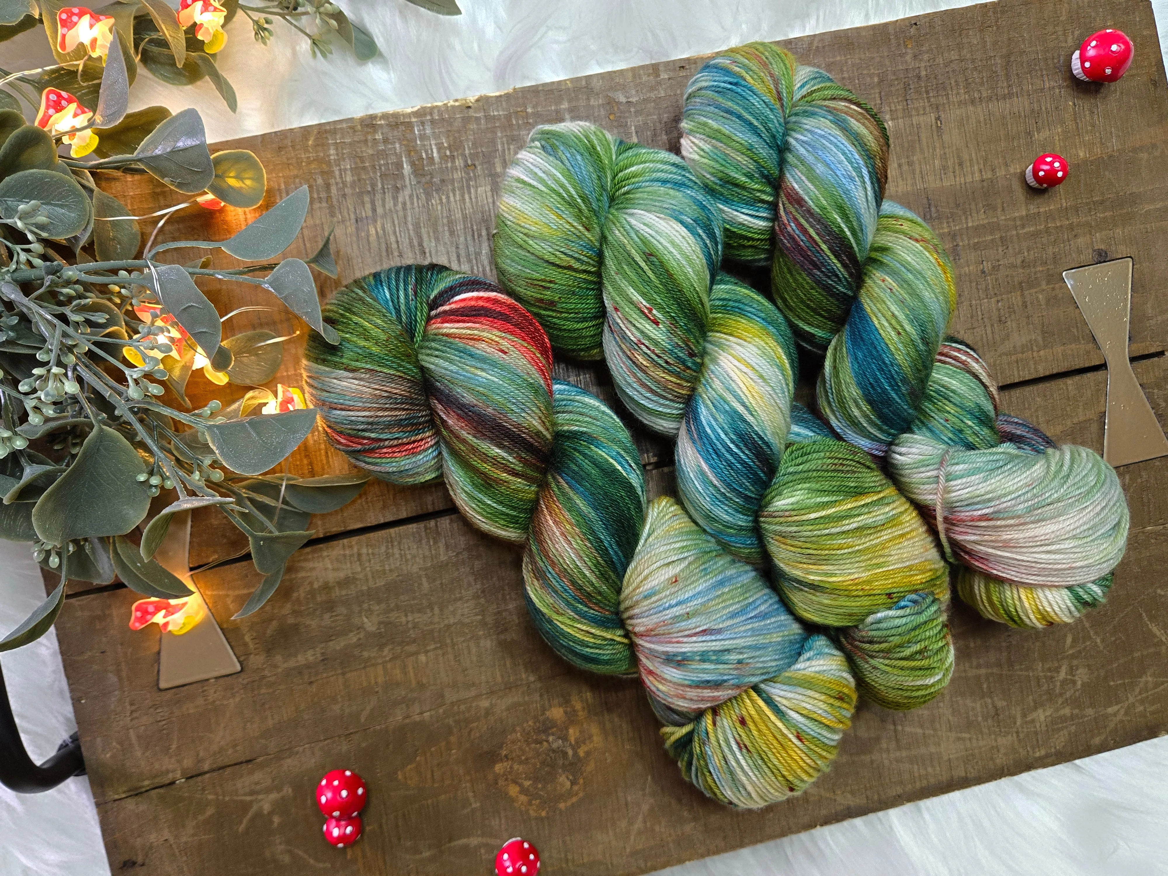 Hand Dyed Yarn - Enchanted Forest