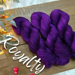 Hand Dyed Yarn - Royalty
