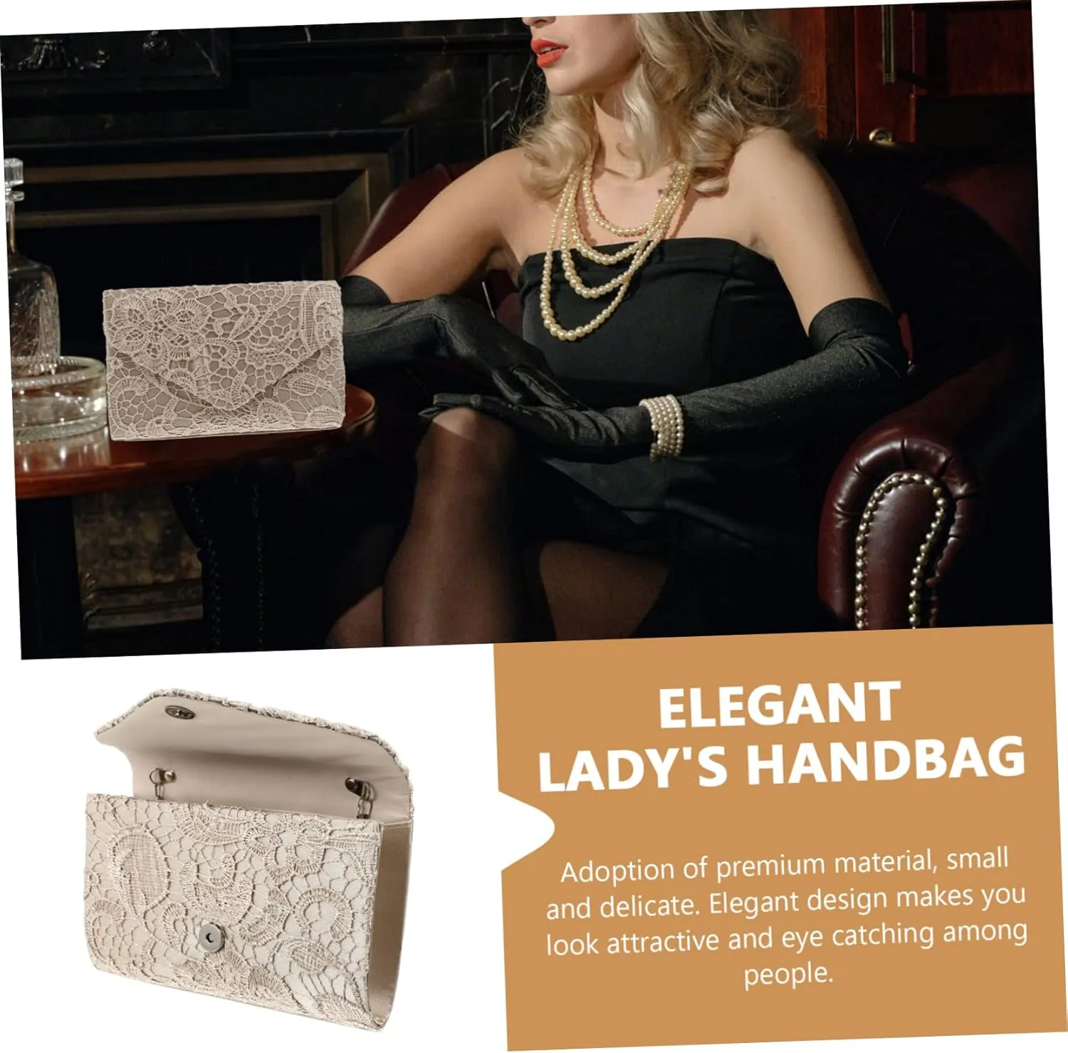 Handbag Pearl Evening Bag Women Clutch Purse Hand Purse for Women Small Clutch Purse Floral Purses for
