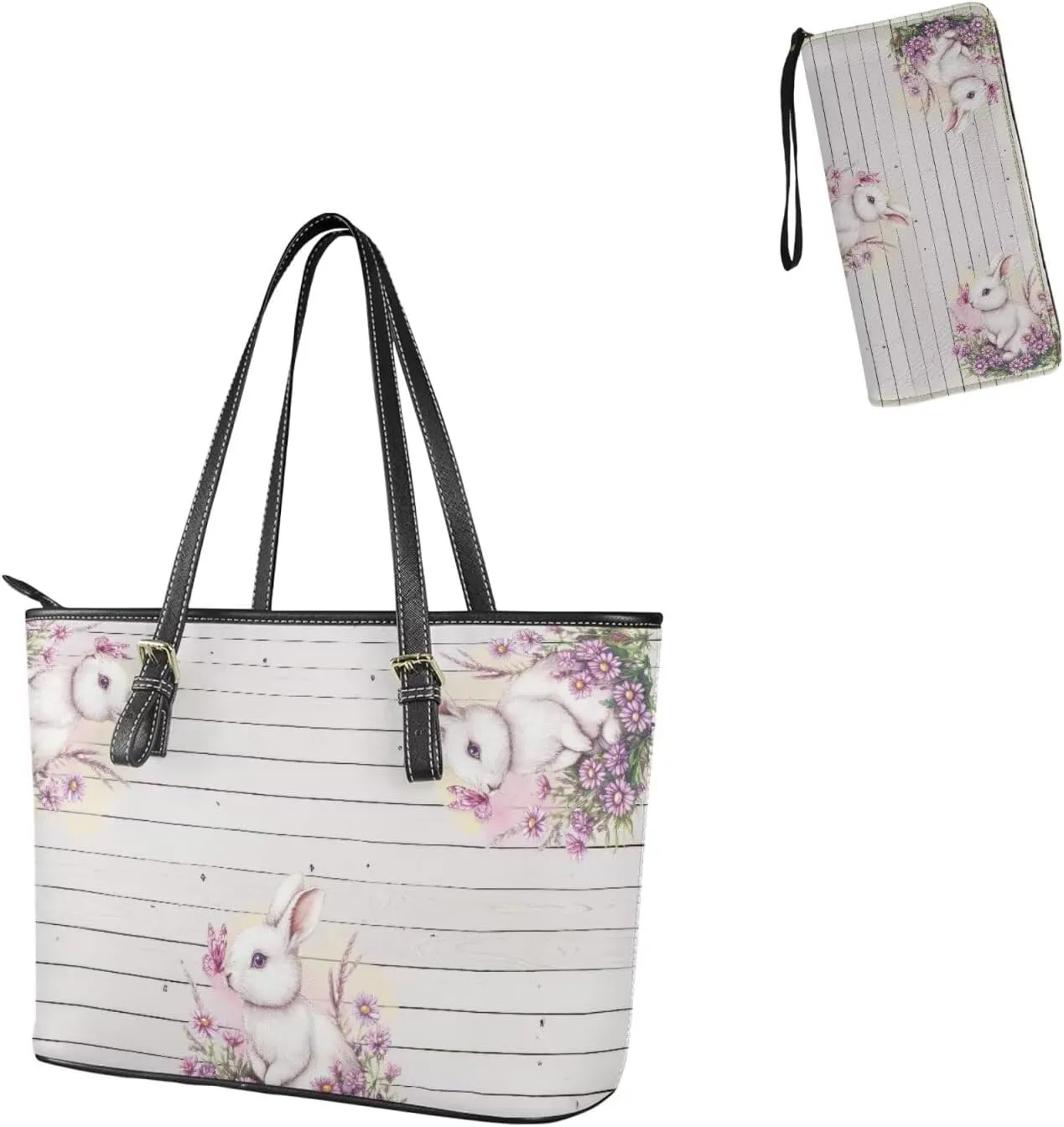 Handbags for Women Shoulder Bags Tote Satchel Hobo 2pcs Purse Set