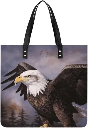 Handbags for WomenBald EagleTrendy Vegan Leather Hobo Handbags,Women's Soft Bucket Bag For Women - Ladies Handbags For Work, Travel, Casual Use,Birthday Gifts