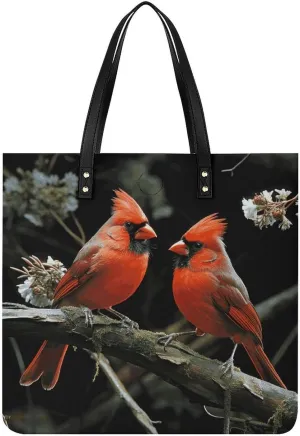 Handbags for WomenBirds Fauna WildTrendy Vegan Leather Hobo Handbags,Women's Soft Bucket Bag For Women - Ladies Handbags For Work, Travel, Casual Use,Birthday Gifts