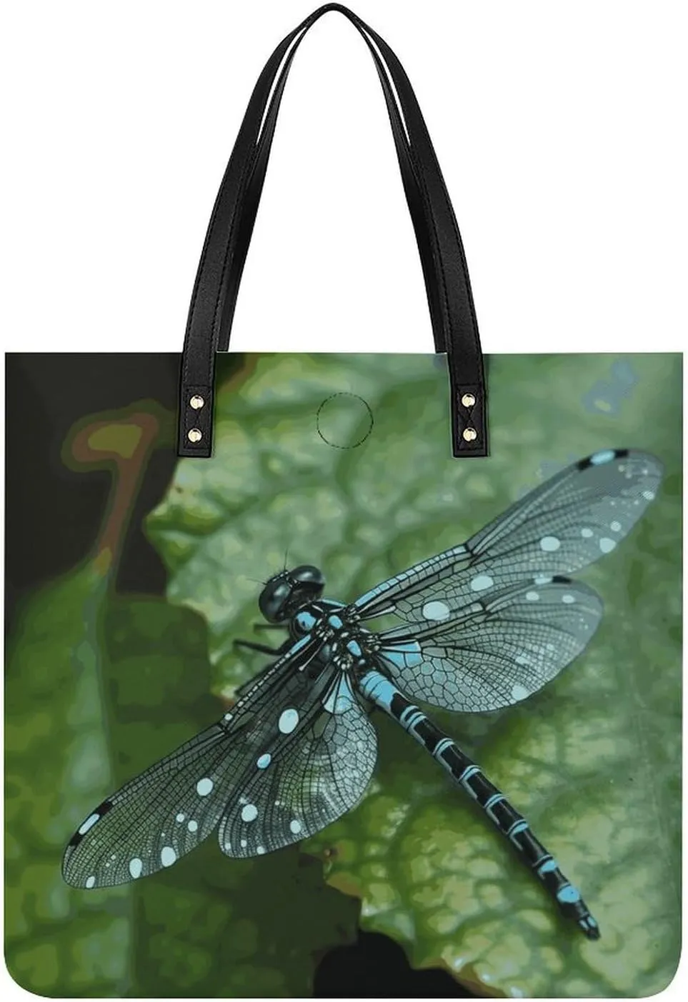 Handbags for WomenBlue DragonflyTrendy Vegan Leather Hobo Handbags,Women's Soft Bucket Bag For Women - Ladies Handbags For Work, Travel, Casual Use,Birthday Gifts