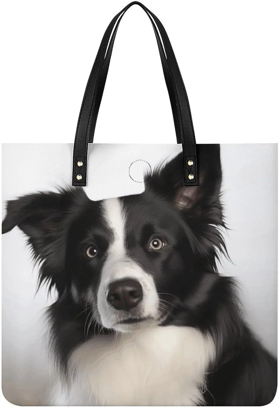 Handbags for WomenBorder CollieTrendy Vegan Leather Hobo Handbags,Women's Soft Bucket Bag For Women - Ladies Handbags For Work, Travel, Casual Use,Birthday Gifts