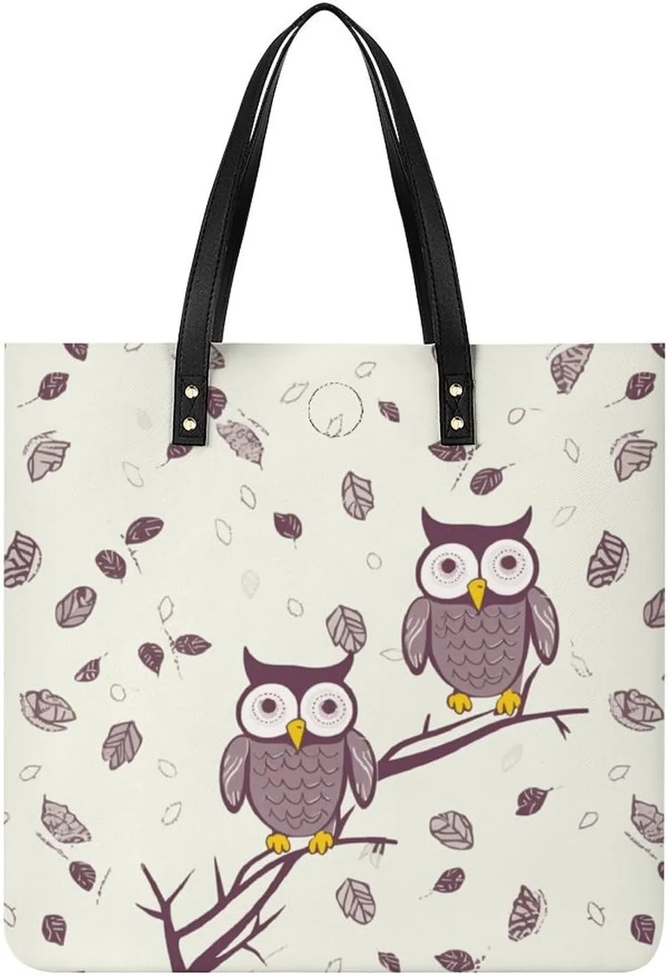 Handbags for WomenOwl Tree BranchesTrendy Vegan Leather Hobo Handbags,Women's Soft Bucket Bag For Women - Ladies Handbags For Work, Travel, Casual Use,Birthday Gifts