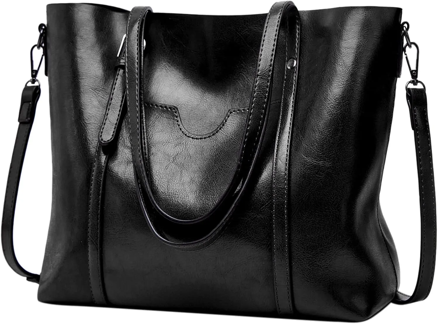 Handbags for Womens PU Leather Zipper Tote Bag Purse Roomy Crossbody Classic Satchel Hobo Shoulder Bags
