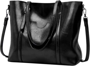 Handbags for Womens PU Leather Zipper Tote Bag Purse Roomy Crossbody Classic Satchel Hobo Shoulder Bags