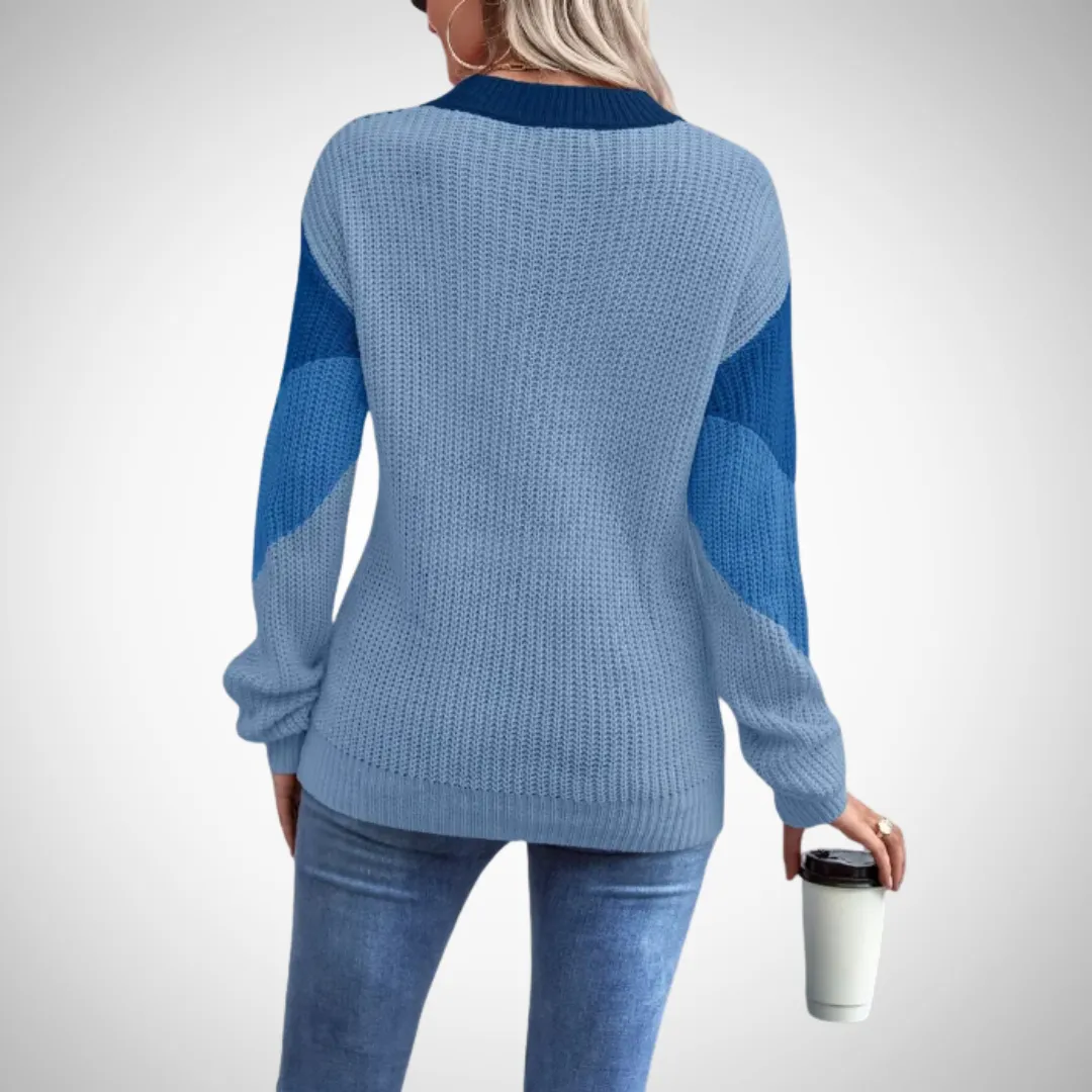 Helene Patterned Knitted Jumper
