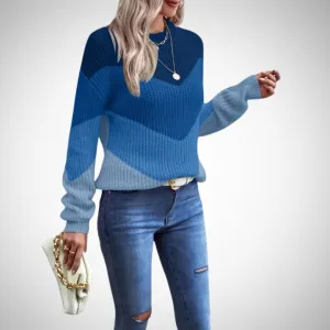 Helene Patterned Knitted Jumper