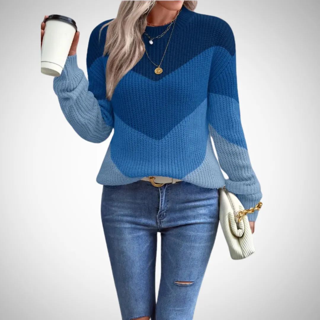 Helene Patterned Knitted Jumper
