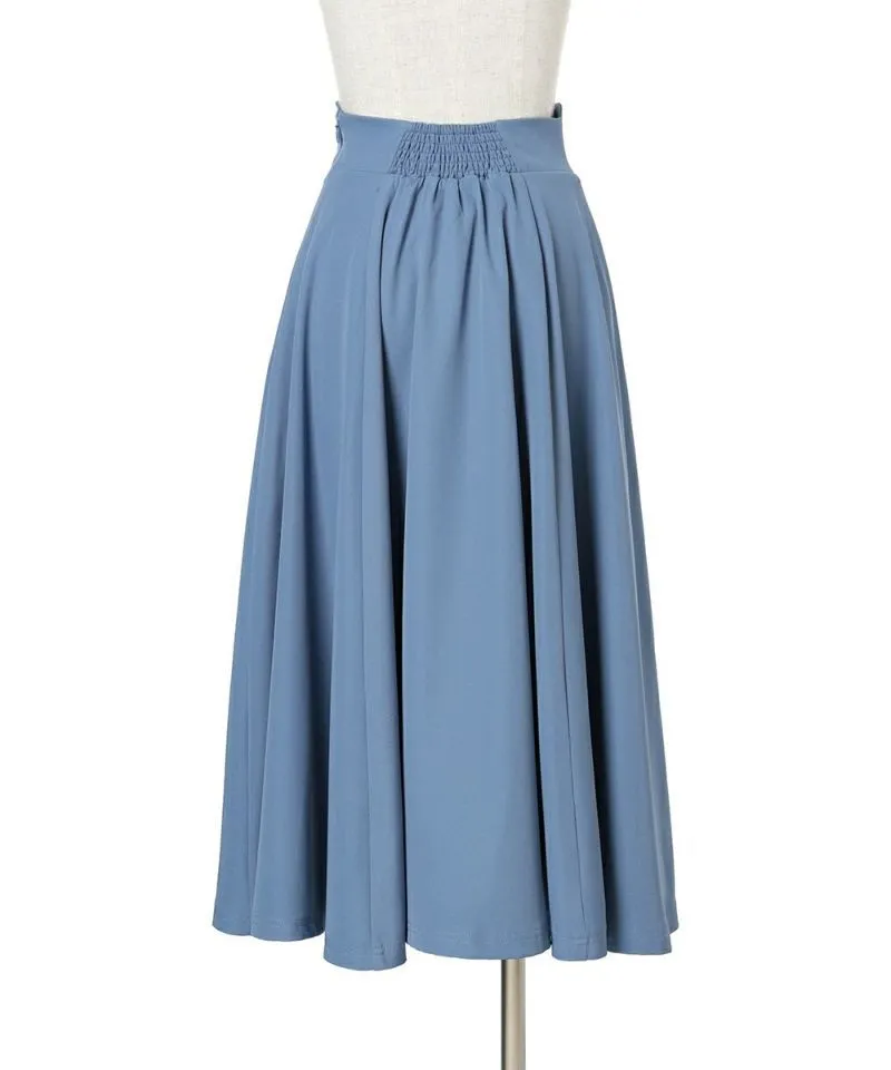 High Waist Scalloped Flare Skirt / an another angelus [53BG02p005].