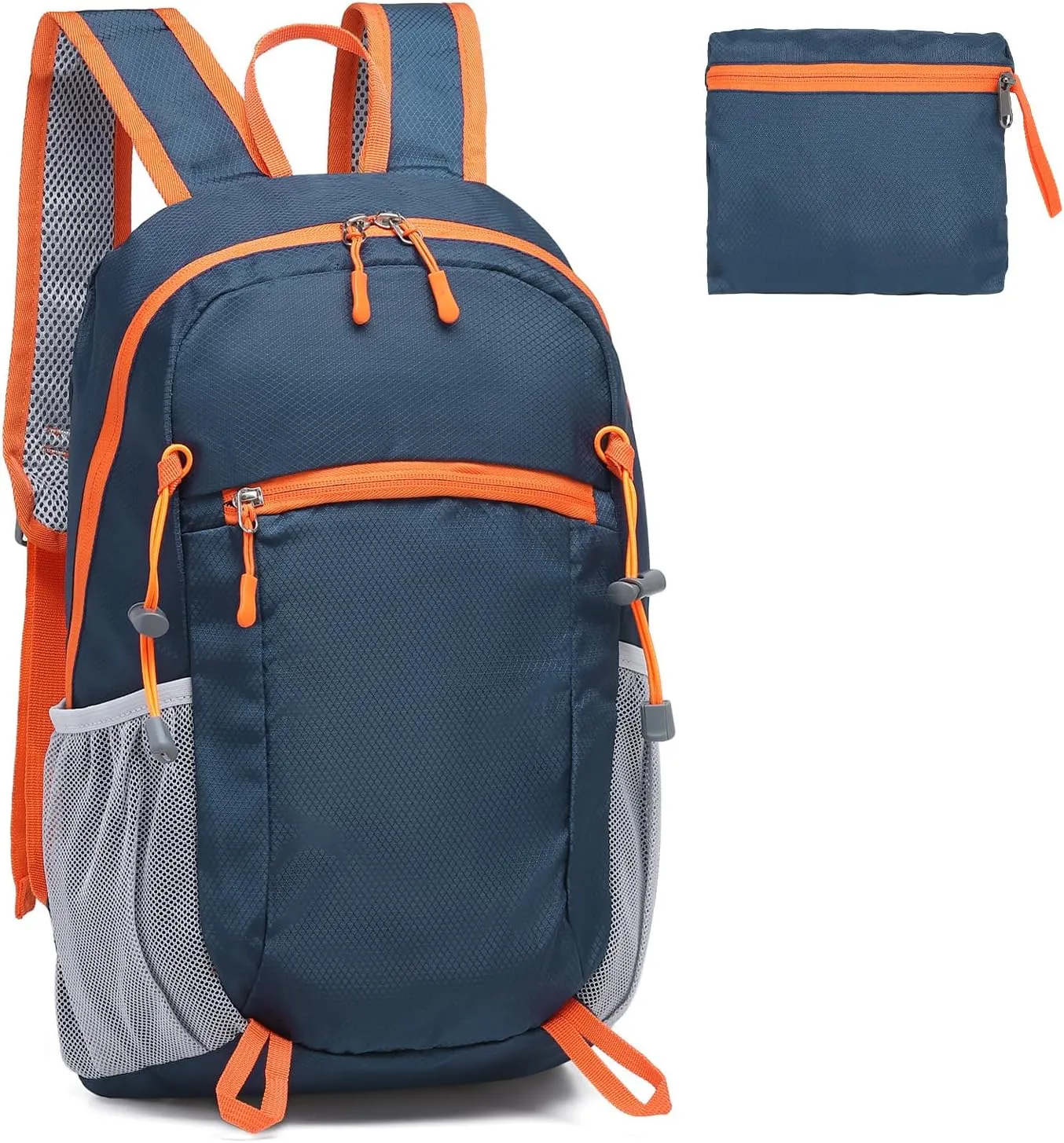 Hiking Daypack Packable, Camping Backpack Water Resistant Lightweight Polyester for Men Women Travel Outdoor