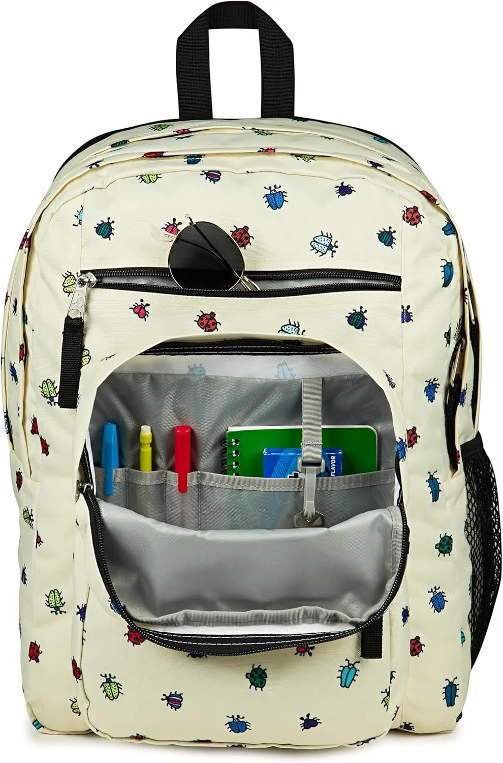 JanSport Laptop Backpack - Computer Bag with 2 Compartments, Ergonomic Shoulder Straps, 15 Laptop Sleeve, Haul Handle - A Bug'S Vibe