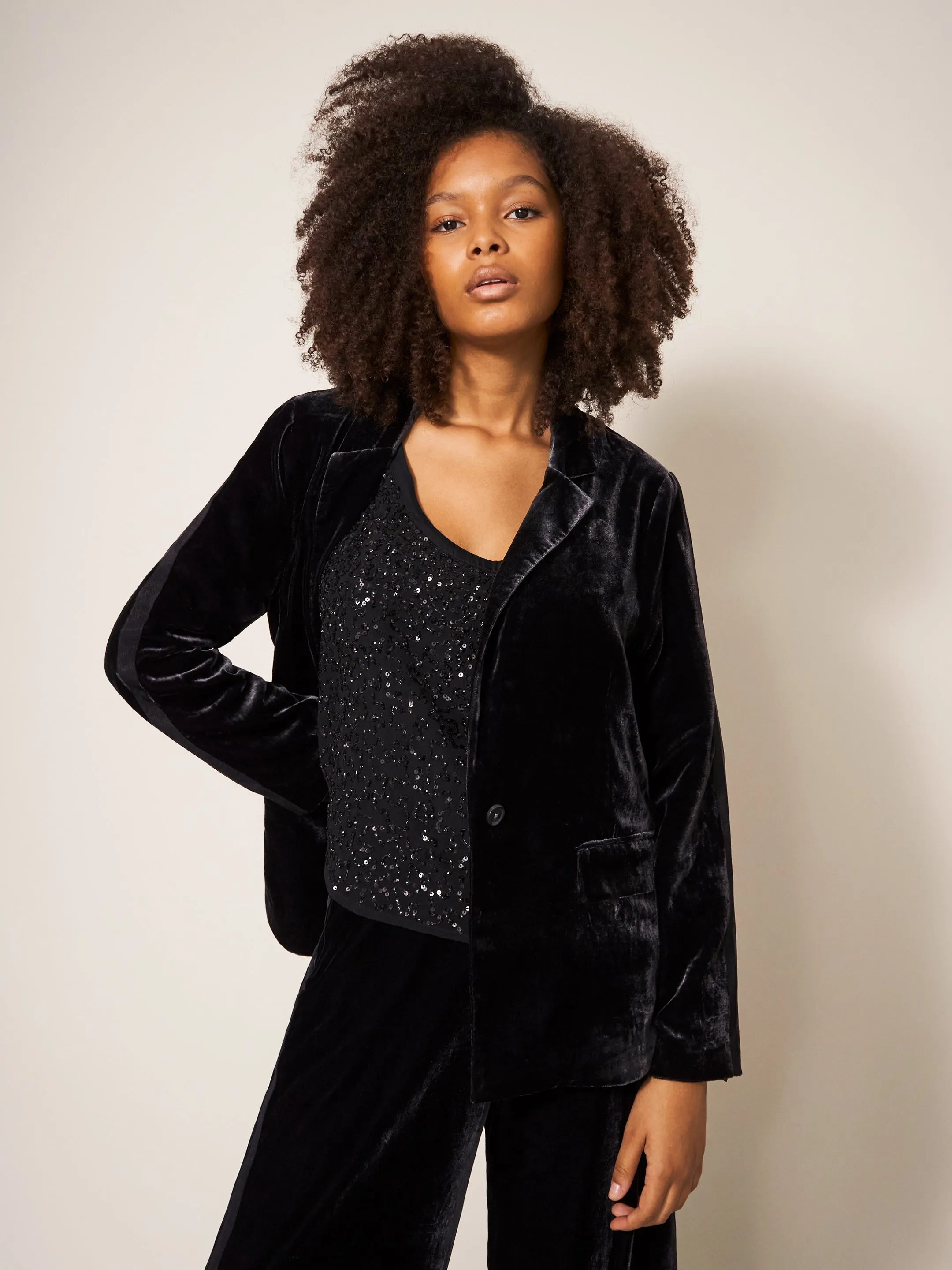 Jenny Velvet Blazer