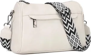 KL928 Crossbody Purses for Women Shoulder Bags with 2 Straps,Black